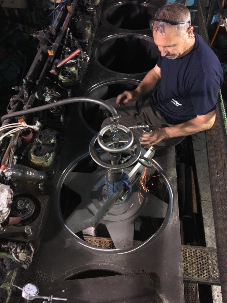 Liner Oturma Yüzeyi Taşlanması - Macit Motor